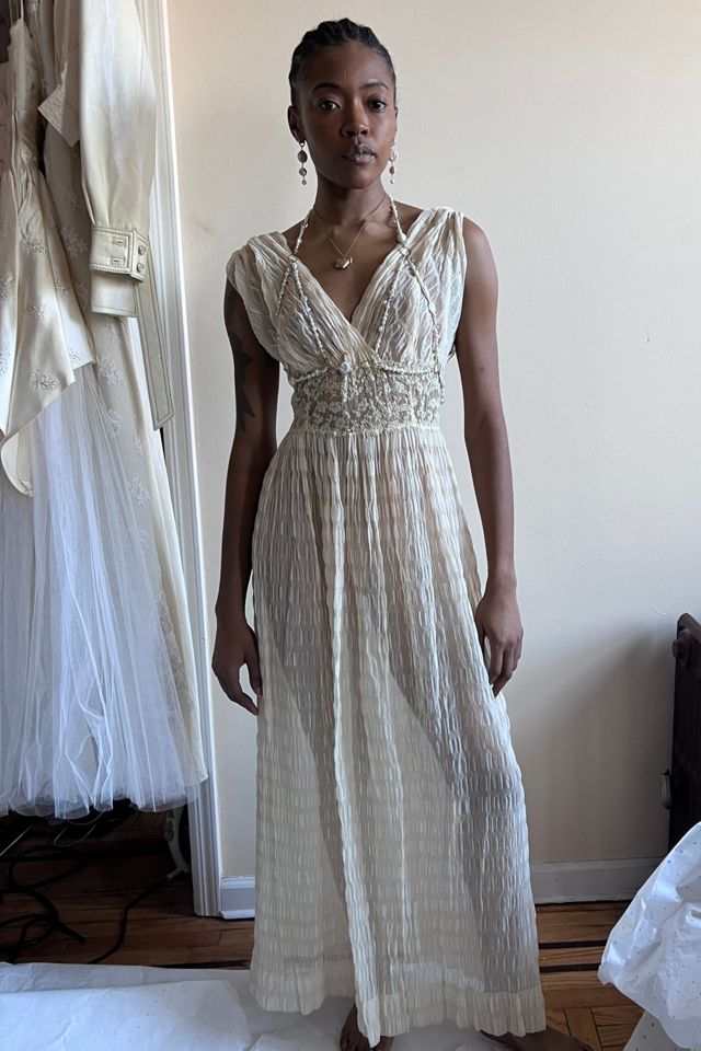 1930s Pleated Peignoir Set Selected By orange juice only. #1