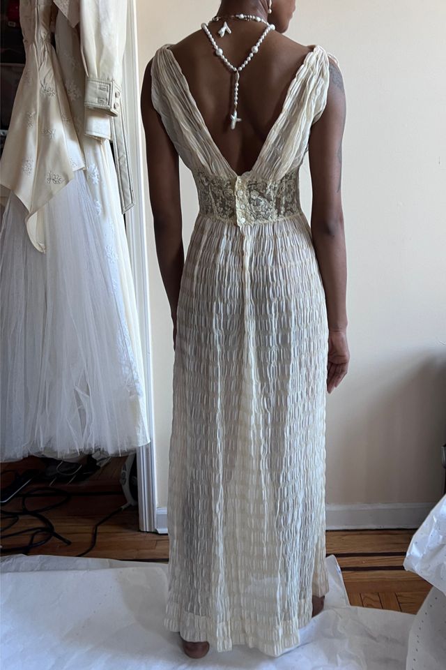 1930s Pleated Peignoir Set Selected By orange juice only. #2
