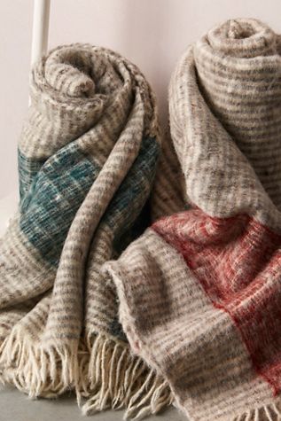 Striped Wool Momo Blanket