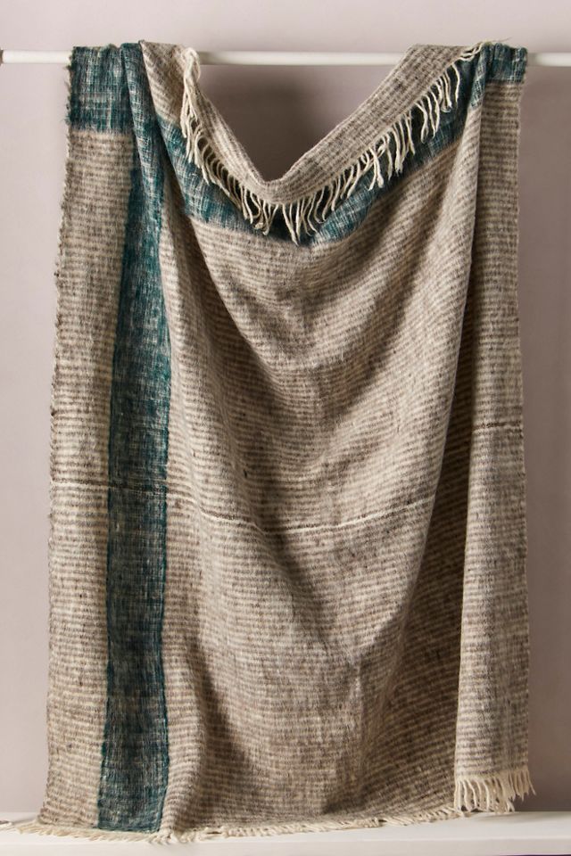 Striped Wool Momo Blanket #1
