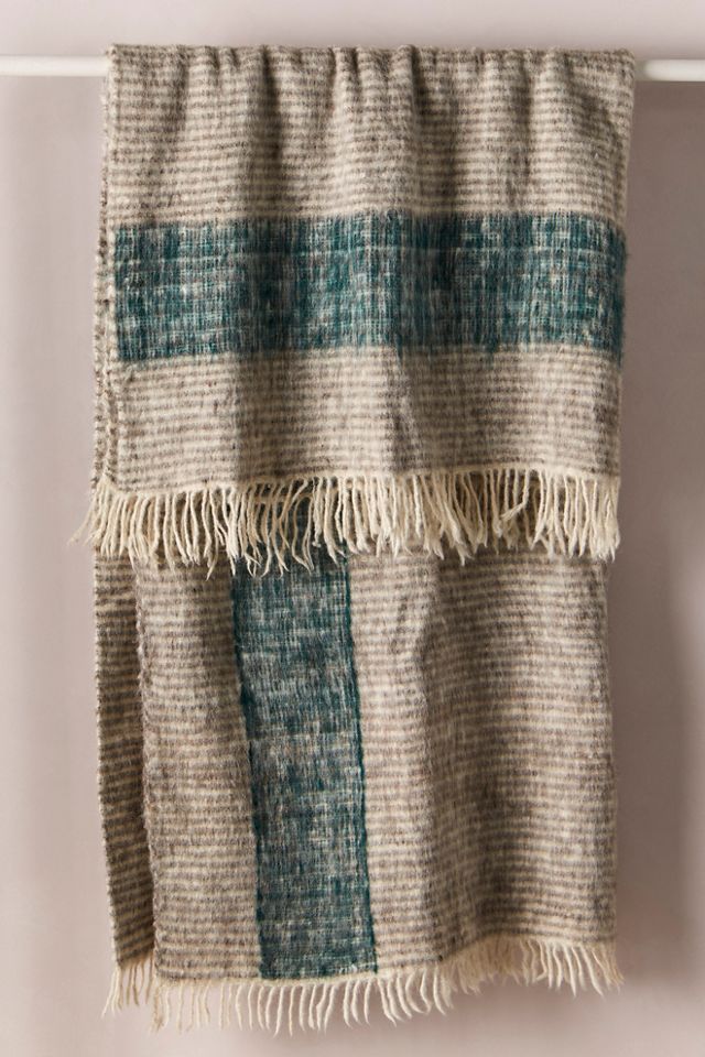 Striped Wool Momo Blanket #2