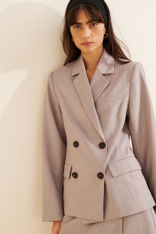 Ownley Prinnie Double-Breasted Blazer