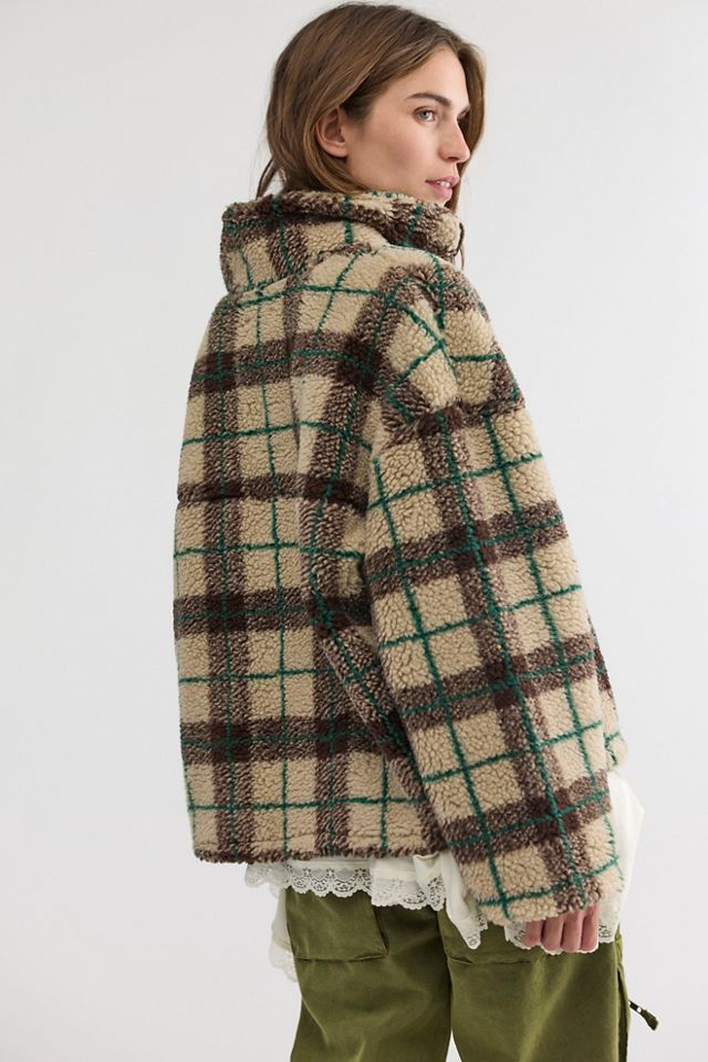 Found Plaid Fleece Quarter-Zip #1
