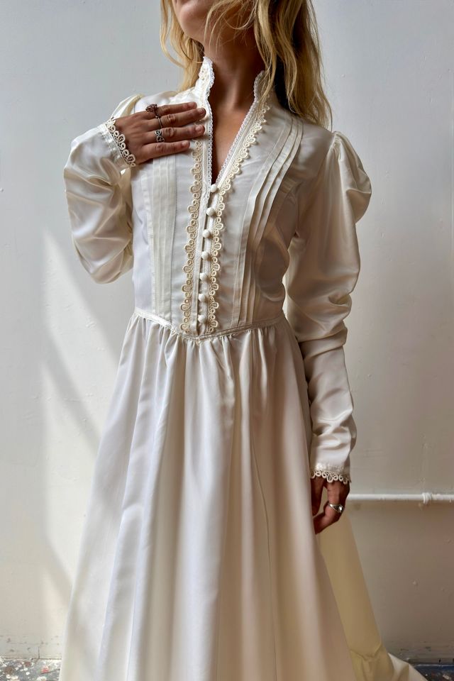 Vintage 1970s Gunne Sax  Bohemian Wedding Dress Selected by Messy Jessy Vintage #1