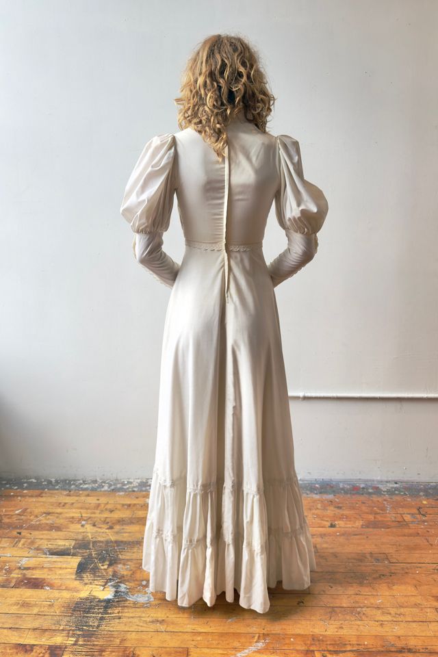 Vintage 1970s Gunne Sax Backyard Wedding Dress Selected by Messy Jessy Vintage #3