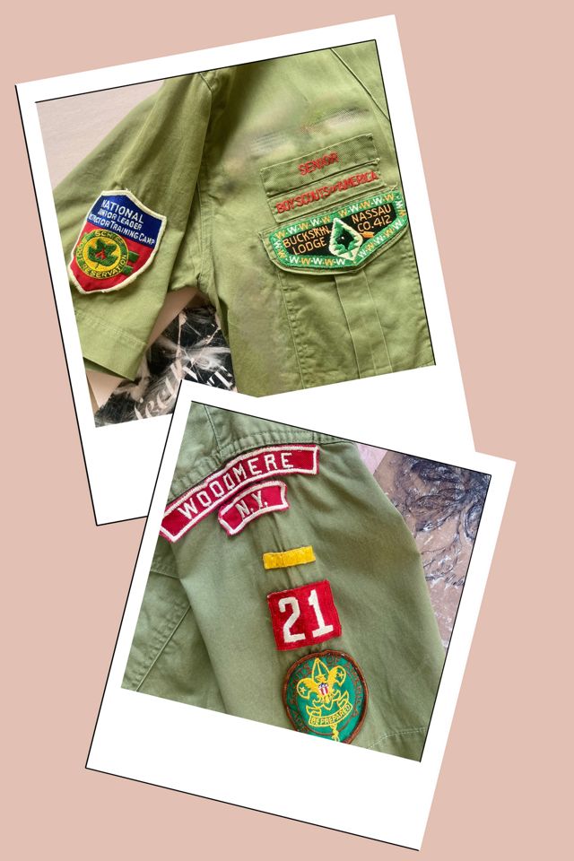 Vintage Boy Scout of America Multi Patched Button Front Shirt Selected by A Stylish Life #2