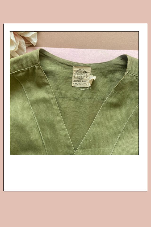 Vintage Boy Scout of America Multi Patched Button Front Shirt Selected by A Stylish Life #3