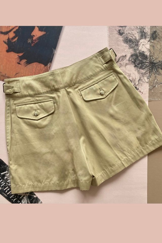 1990s Ralph Lauren RALPH Utility Shorts with Wrap Belted Waist Selected by A Stylish Life #1