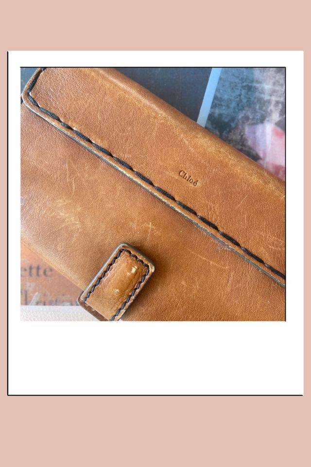 2000s CHLOE Leather Clutch Full Size Wallet Selected by A Stylish Life #1