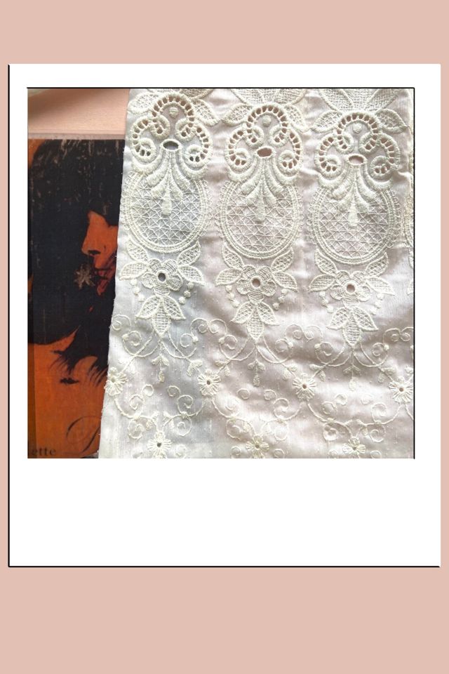 1970s White Embroidered Peasant Top Selected by A Stylish Life #2