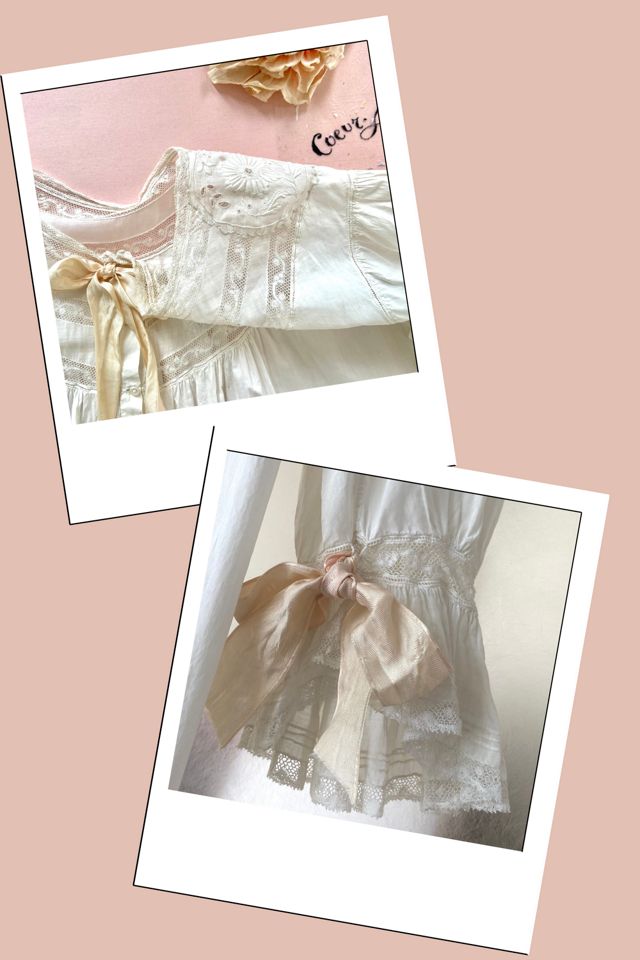 1990s Victorian Full Length Sleep Dressing Gown Selected by A Stylish Life #3