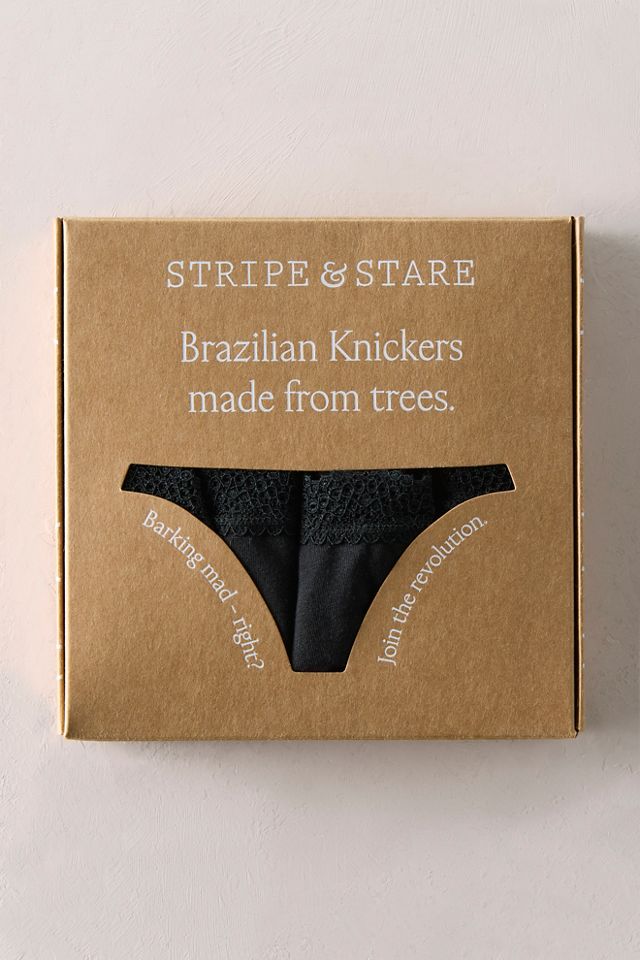 Stripe & Stare Four Pack of Brazilian Undies #1