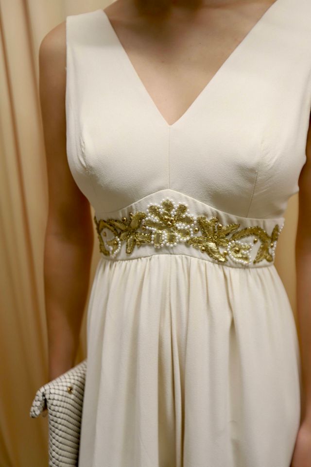 1960s Palazzo Crepe Jumpsuit Selected by Allegra Vintij #3