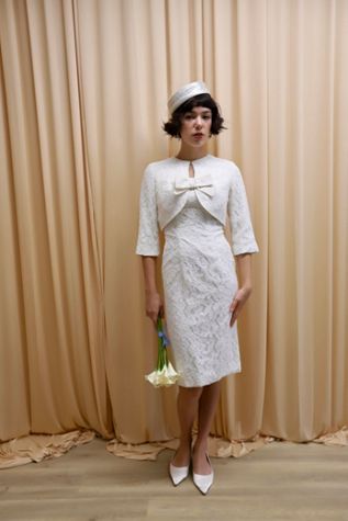 1950s Sheath Dress with Bolero Selected by Allegra Vintij