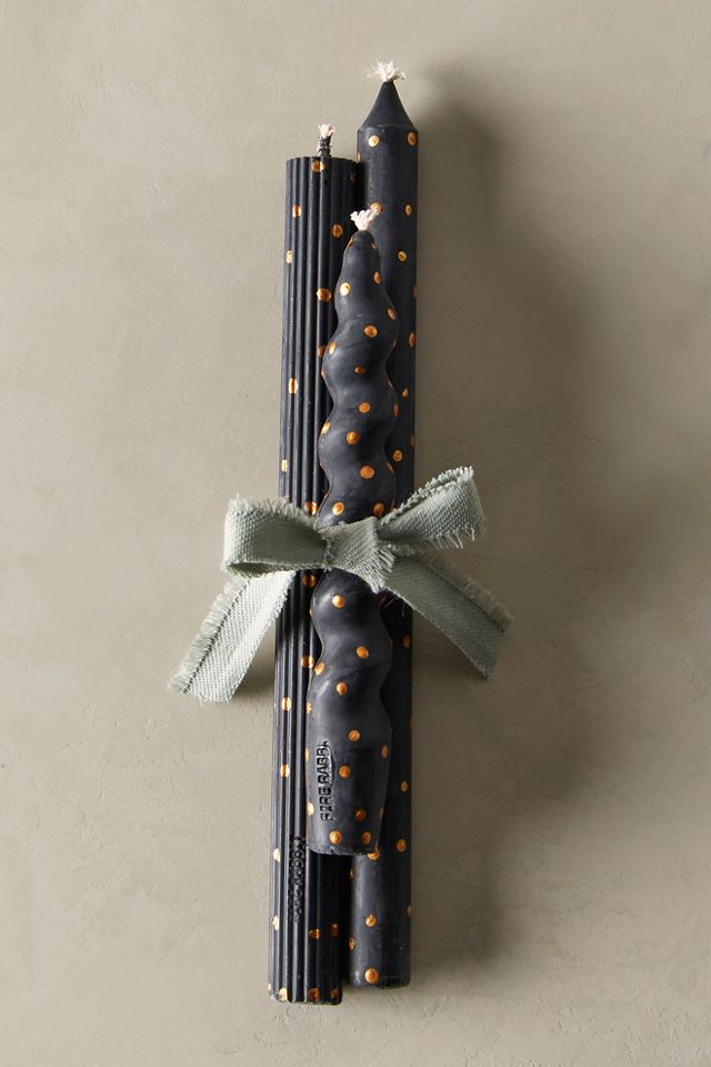 Dotted Taper Candle Set #1