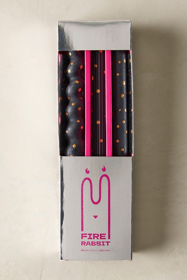 Dotted Taper Candle Set #2