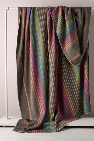 Striped Brushed Blanket