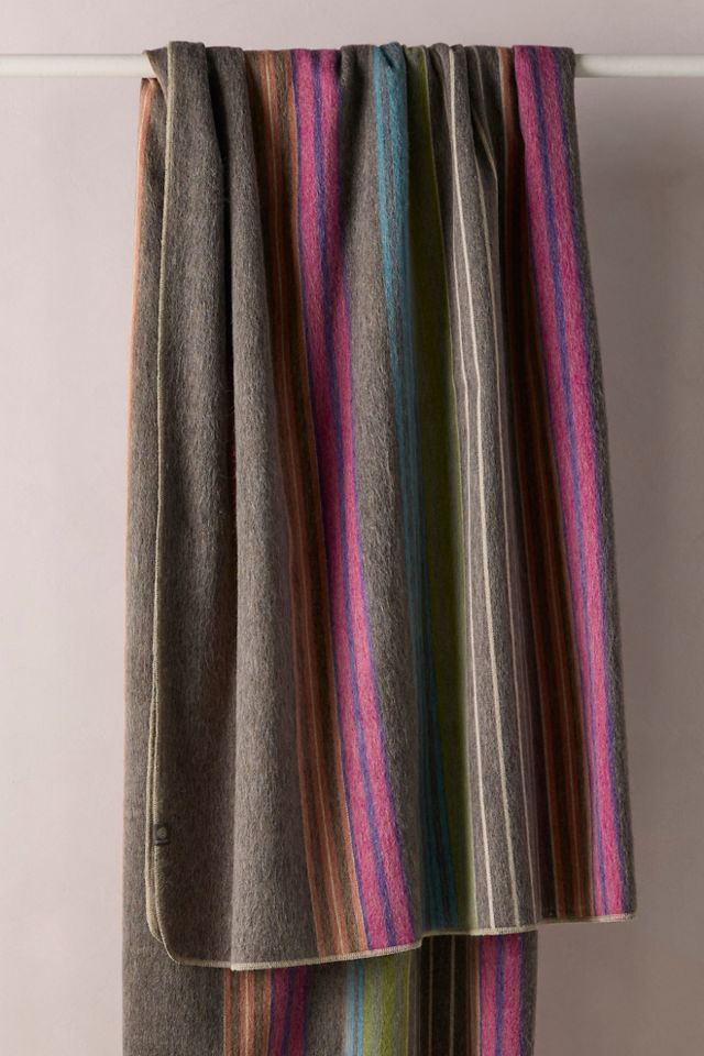 Striped Brushed Blanket #1