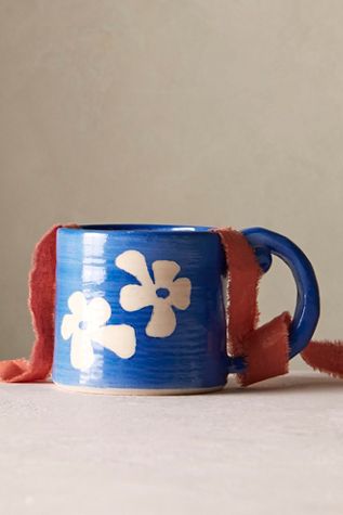 Fern Pottery Daisy Mug