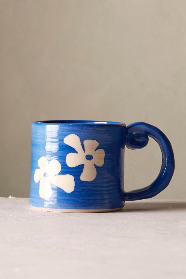 Fern Pottery Daisy Mug #1