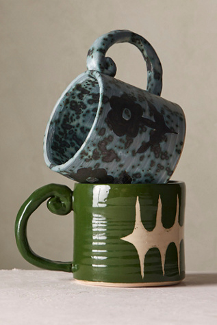 Fern Pottery Star Mug