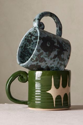 Fern Pottery Star Mug