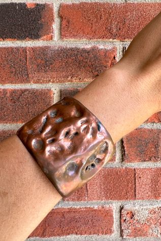 Vintage Artisan Copper Cuff Selected by Grievous Angel Vintage