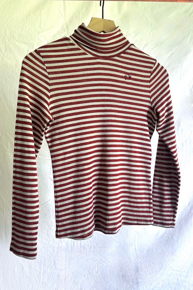 Vintage 1960s Hang Ten Stripe Turtleneck Selected by Grievous Angel Vintage #1