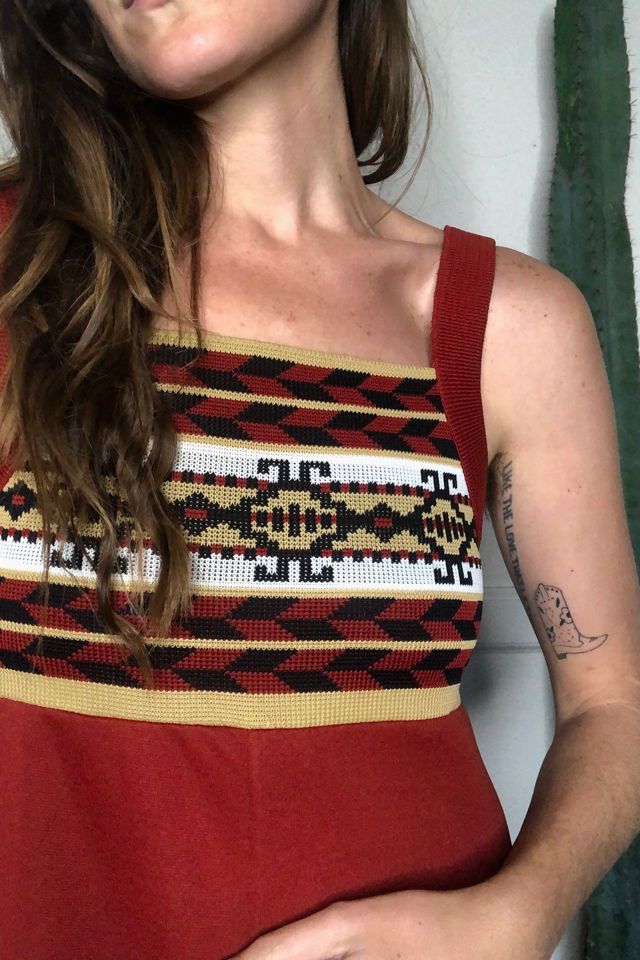 Vintage 1960s Southwestern Midi Dress Selected by Grievous Angel Vintage #1