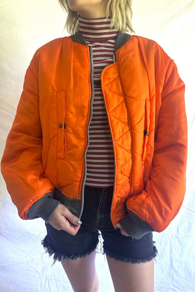 Vintage 1980s Reversible Army Flight Jacket Selected by Grievous Angel Vintage #1