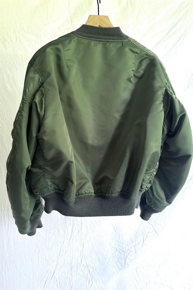 Vintage 1980s Reversible Army Flight Jacket Selected by Grievous Angel Vintage #3