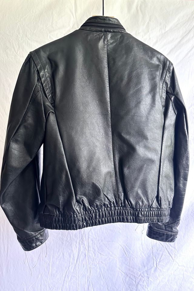 Vintage 1980s Bermans Leather Jacket Selected by Grievous Angel Vintage #2