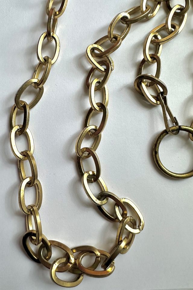 Vintage Gold Tone Chainlink Necklace Selected by Grievous Angel Vintage #1