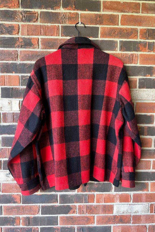 Vintage 1950s Buffalo Check L.L.Bean Wool Shirt Selected by Grievous Angel Vintage #2