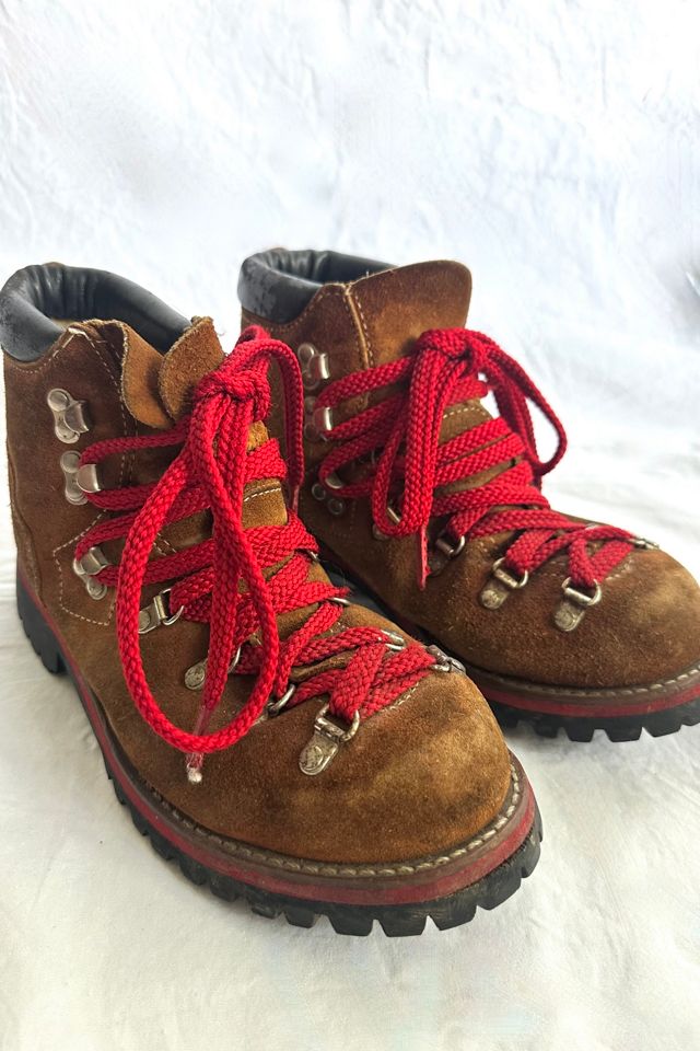 Vintage 1970s Brown Suede Hiking Boots Selected by Grievous Angel Vintage #1