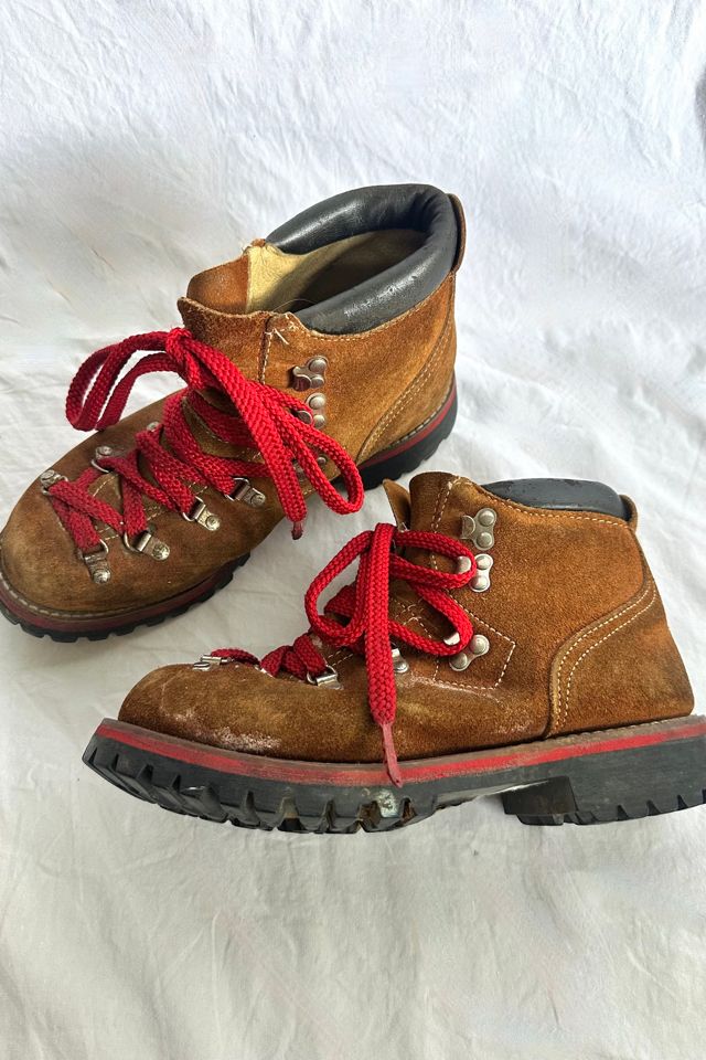 Vintage 1970s Brown Suede Hiking Boots Selected by Grievous Angel Vintage #2