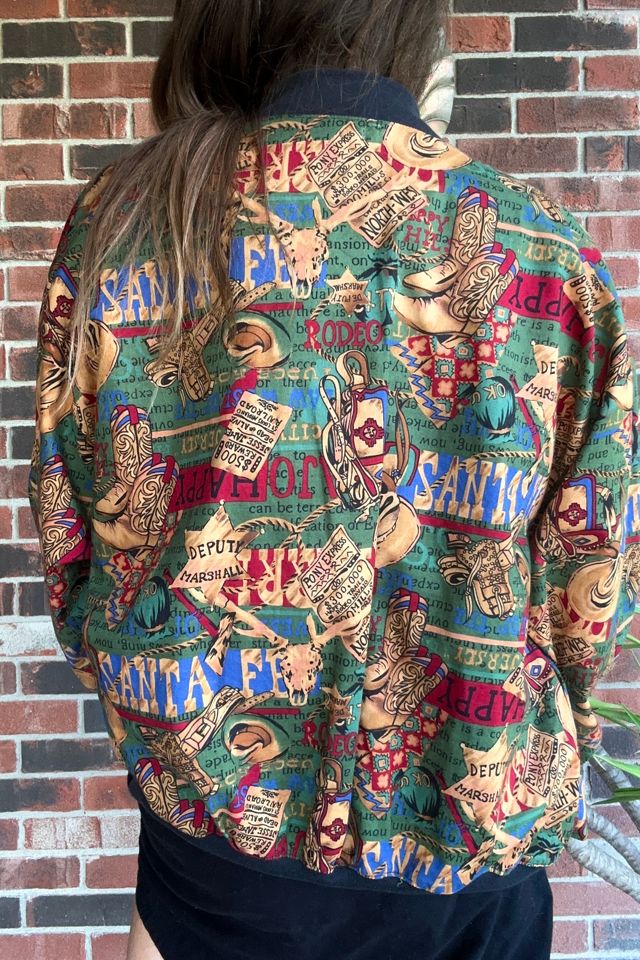 Vintage 1980s Western Cotton Zip Up Jacket Selected by Grievous Angel Vintage #3