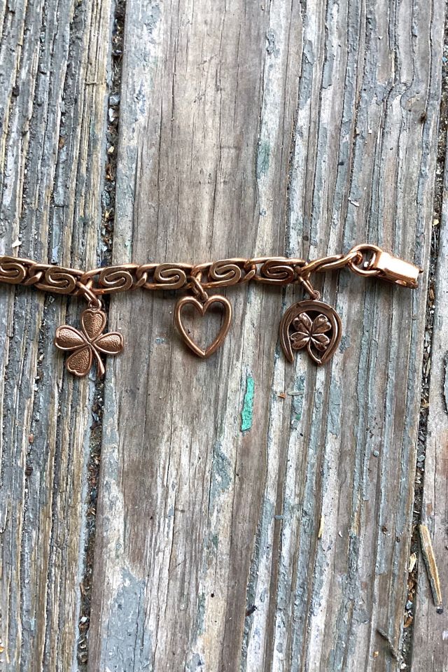 Mid Century Copper Charm Bracelet Selected by Cherry #1
