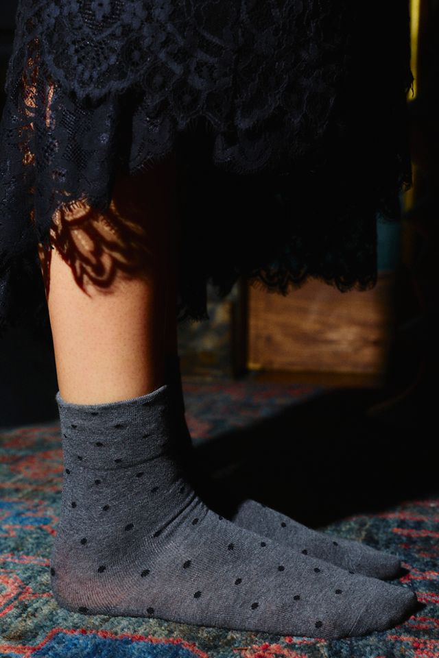 Le Bon Shoppe Polka Dot Sneaker Socks #1