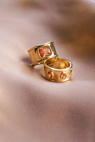 Daisy London x Free People Nellie Triple Stone Ring