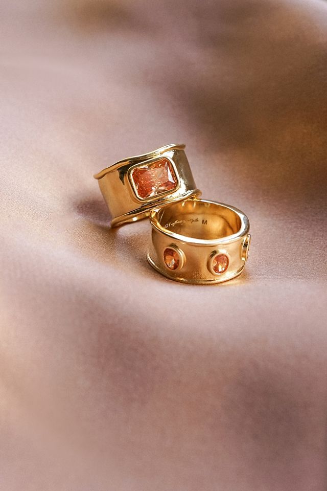 Daisy London x Free People Nellie Triple Stone Ring #3