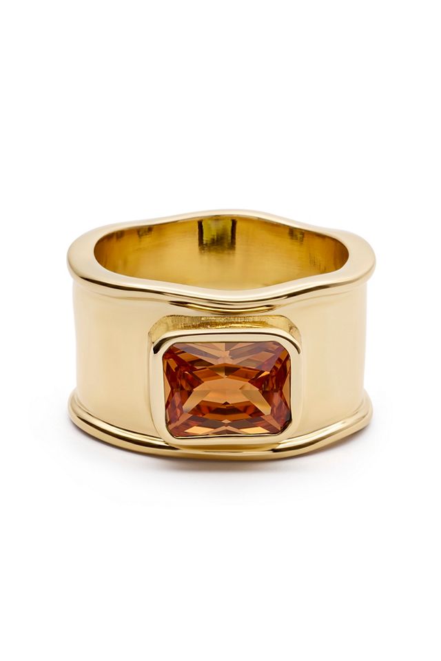 Daisy London x Free People Alma Single Stone Ring #2
