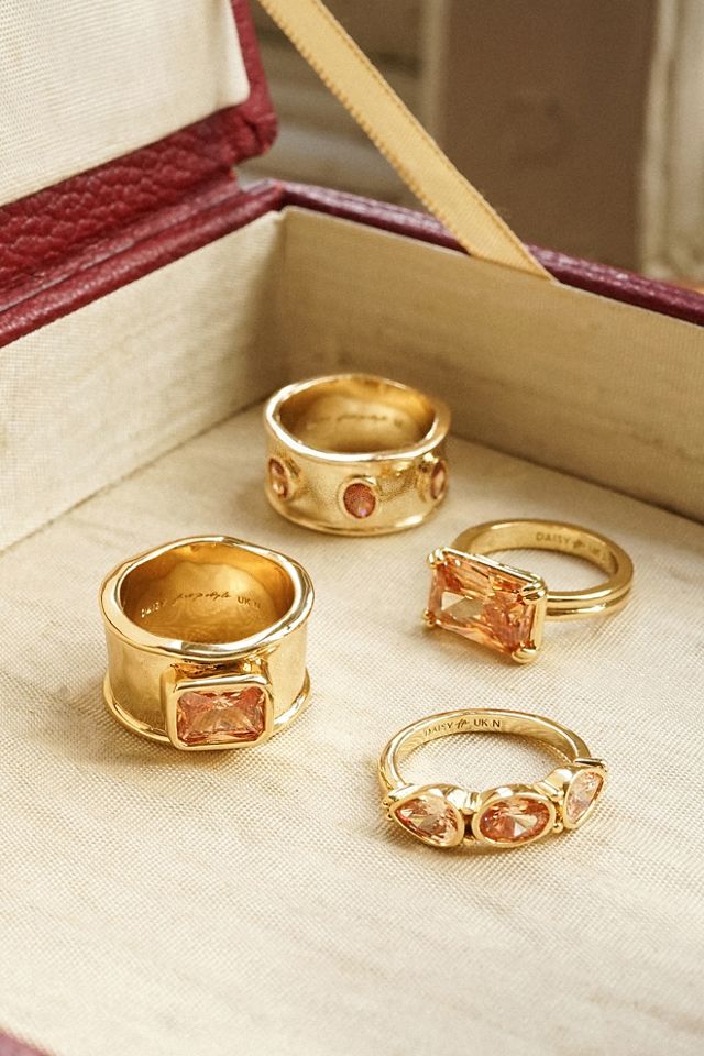 Daisy London x Free People Alma Single Stone Ring #3