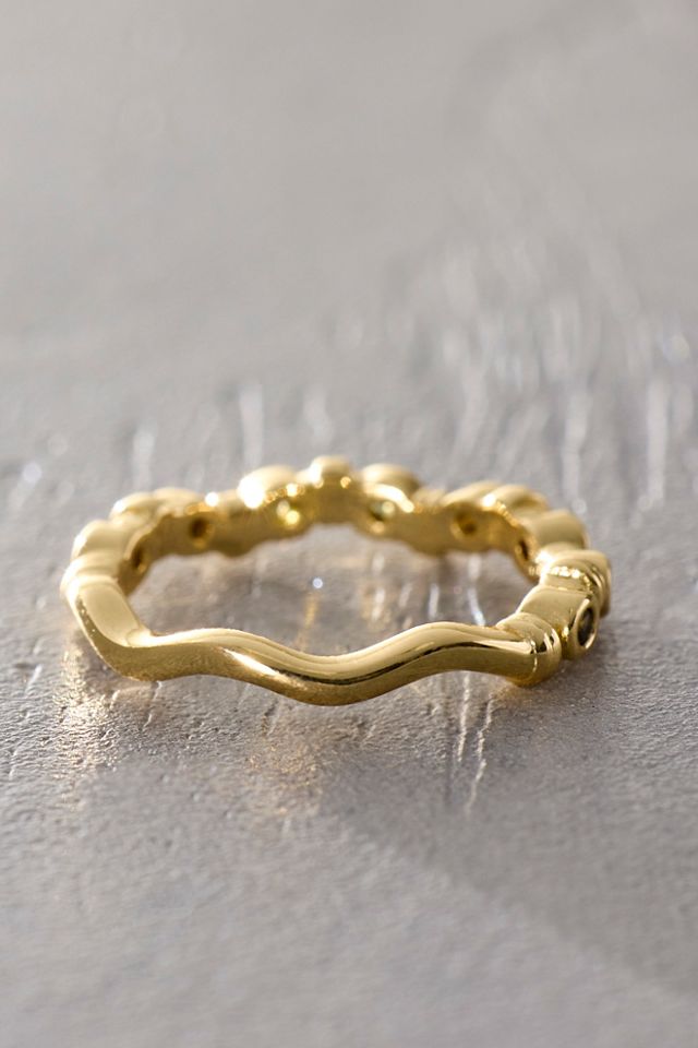 Daisy London x Free People Florence Ripple Pinky Ring #2