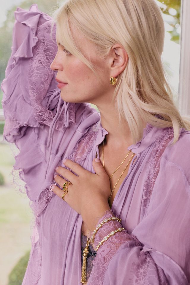 Daisy London x Free People Helena Hoop Earrings #4