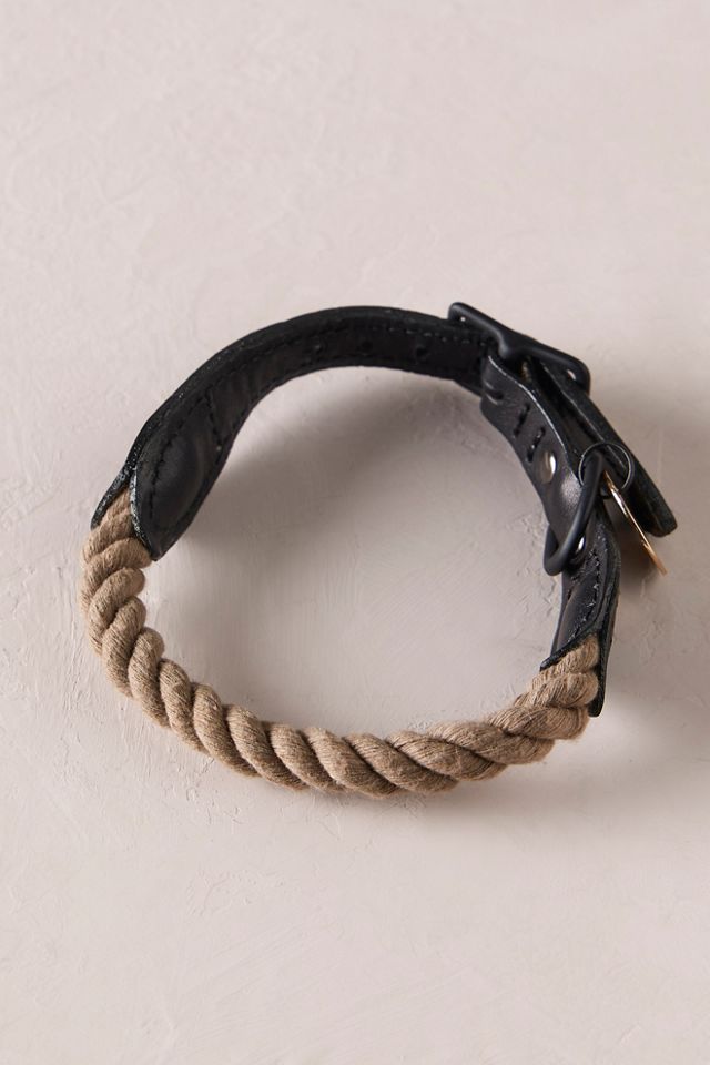 Natural Rope Dog Collar #1