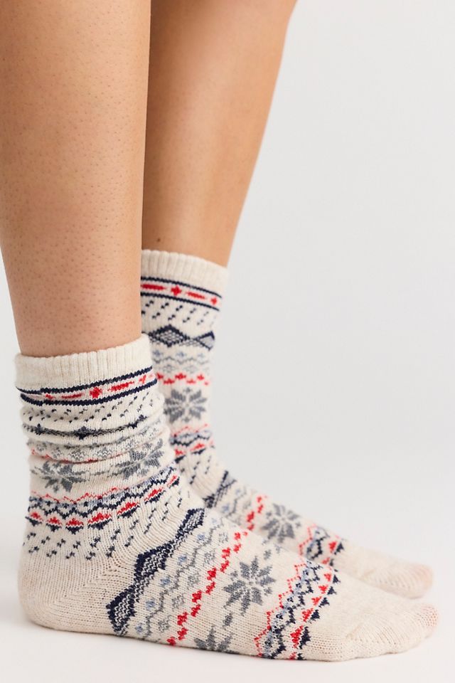 Nordic Fair Isle Trouser Socks #1