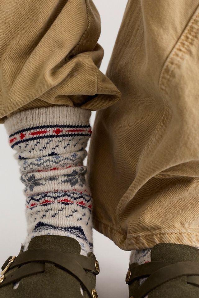 Nordic Fair Isle Trouser Socks #2