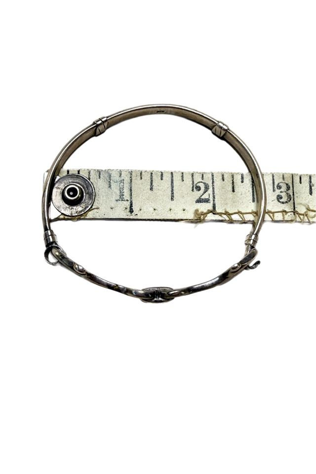 Vintage Sterling Silver Designer Horse Bit Bracelet Selected by Lux Revival #2