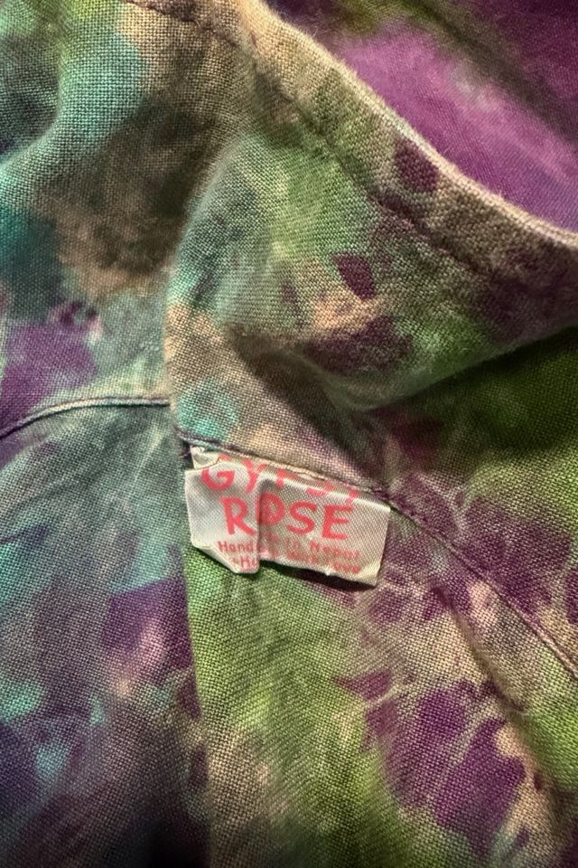 1990s Tie Dye Cotton Apron Midi Dress Selected By Ritual Vintage #3